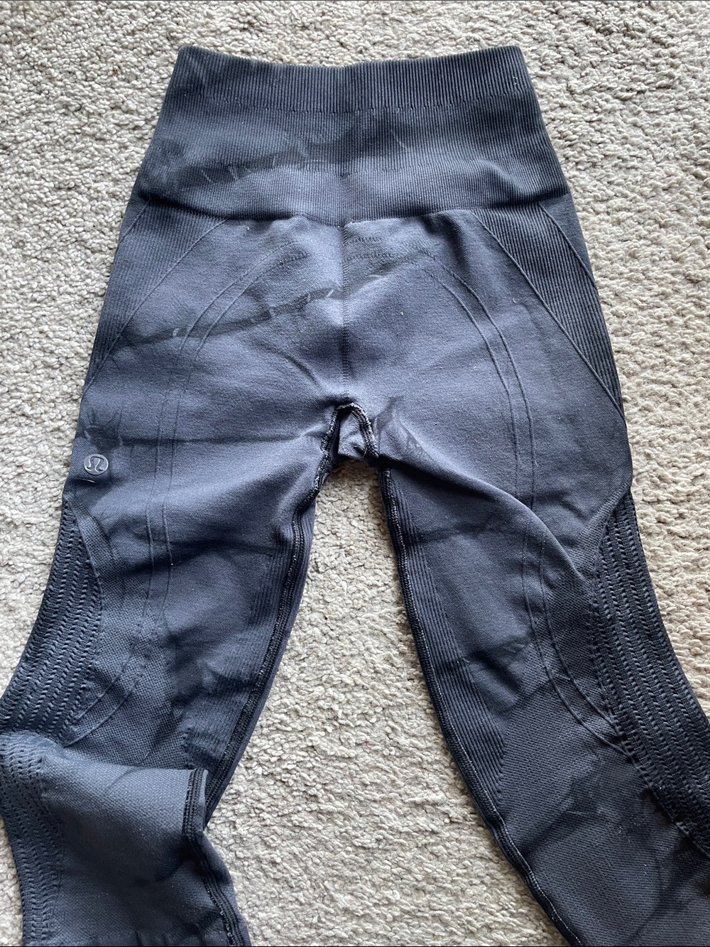 lululemon athletica Black High-Waist Seamless Leggings